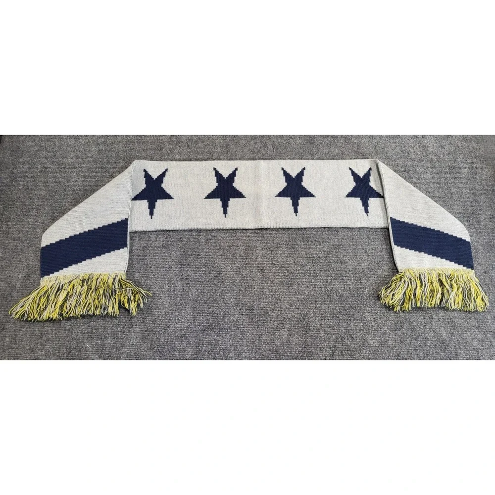 MLS Soccer LA Galaxy Team Scarf Blue & Yellow/White